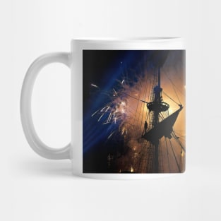 Fireworks and Tall Ships Mug